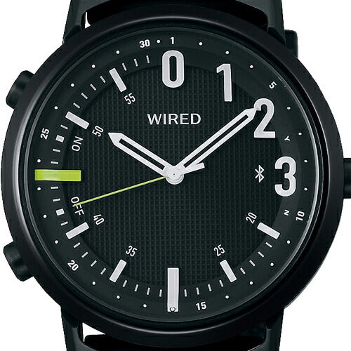 セイコー ワイアード ツーダブ WW タイムコネクト AGAB406 メンズ 腕時計 クオーツ ブラック Bluetooth