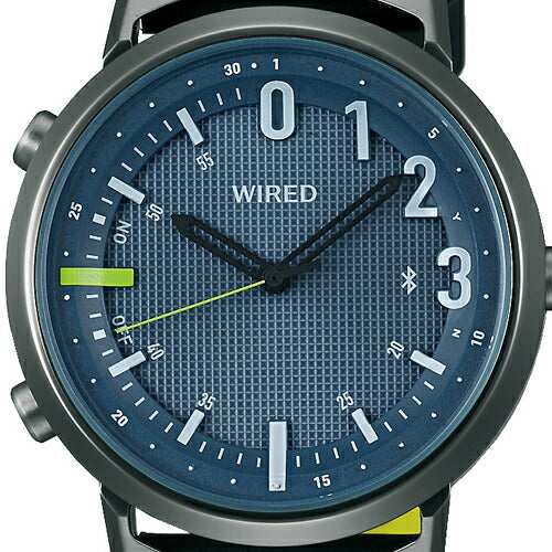 セイコー ワイアード ツーダブ WW タイムコネクト AGAB408 メンズ 腕時計 クオーツ ネイビー Bluetooth