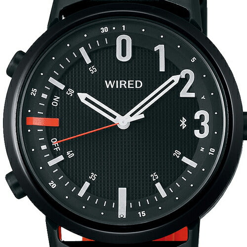 セイコー ワイアード ツーダブ WW タイムコネクト AGAB409 メンズ 腕時計 クオーツ ブラック Bluetooth