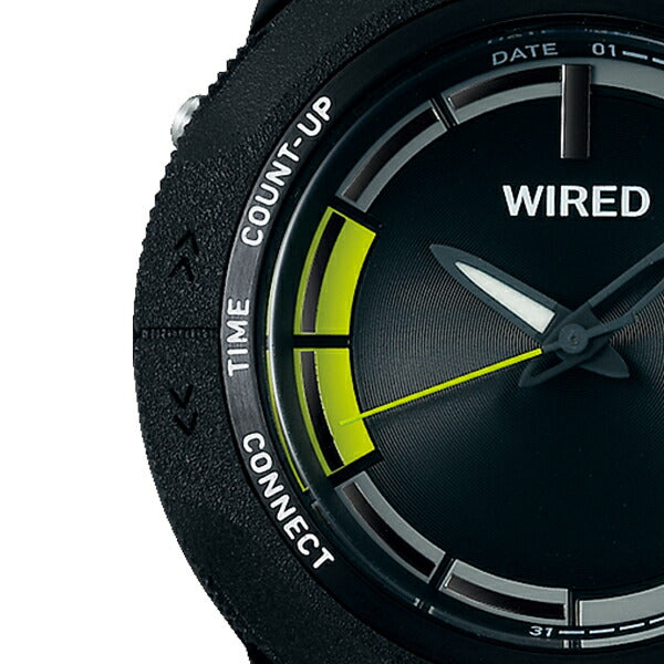 セイコー ワイアード WW ツーダブ TYPE04 タイプ4 AGAB415 メンズ 腕時計 クオーツ Bluetooth ブラック