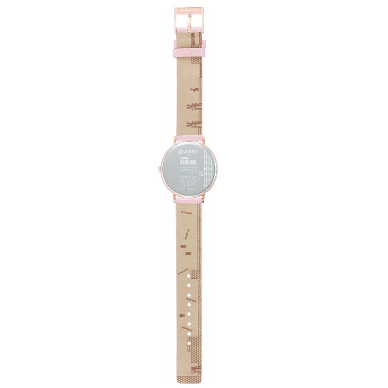 セイコー ワイアード スーパーマリオ コラボ 限定モデル ピーチ姫 AGAK707 メンズ レディース 腕時計 クオーツ ピンク