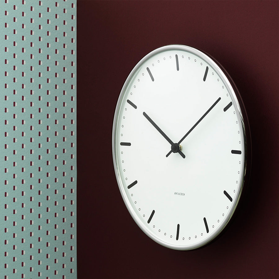 【新品未使用】アルネ・ヤコブセン ウォールクロック シティーホール21cm FLYMEe accessoire ARNE JACOBSEN City Hall Wall Clock / フライミー