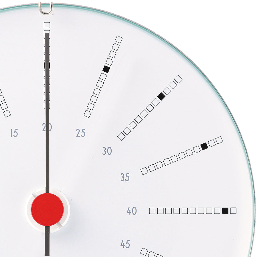 アルネ・ヤコブセン バンカーズ 12cm 壁掛け 時計 温度計 湿度計 3点