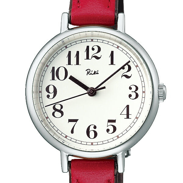 アルバ リキ 伝統色シリーズ AKQK462 レディース 腕時計 クオーツ 革ベルト 紅葉色