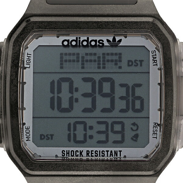 adidas アディダス STREET ストリート DIGITAL ONE GMT デジタルワン GMT AOST22050 メンズ 腕時計 電池式 デジタル ワールドタイム ブラック