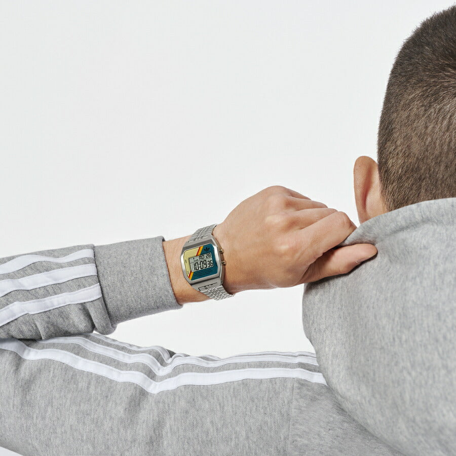adidas デジタル腕時計 A0ST23556シルバー adidas デジタル腕時計 A0ST23556シルバー アディダス デジタルツー