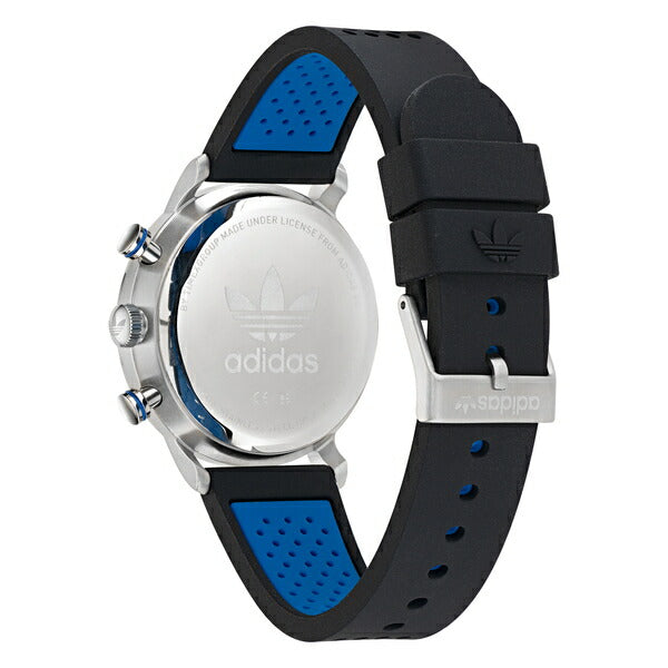 adidas アディダス STYLE スタイル CODE ONE CHRONO コード ワン クロノ AOSY22014 メンズ 腕時計 クオーツ 電池式 クロノグラフ ホワイト ブラック シリコンバンド