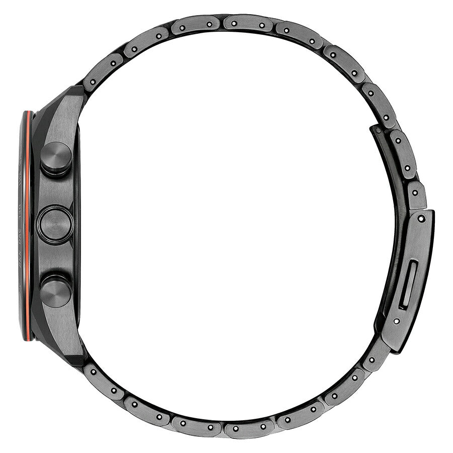 シチズン アテッサ ACT Line アクトライン ブラックチタンシリーズ AT8185-62E メンズ 腕時計 ソーラー 電波 クロノグラフ