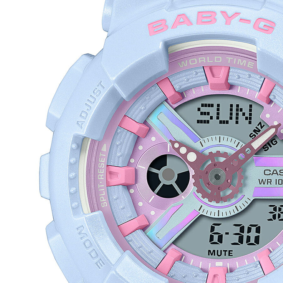 BABY-G FHシリーズ BA-110FH-2AJF レディース 腕時計 電池式 アナデジ ビッグケース ブルー 国内正規品 カシオ
