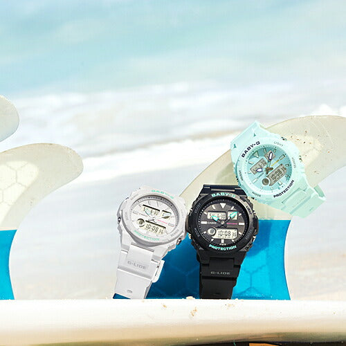 BABY-G ベビージー BAX-100-1AJF カシオ レディース 腕時計 アナデジ ブラック ウレタン G-LIDE 国内正規品