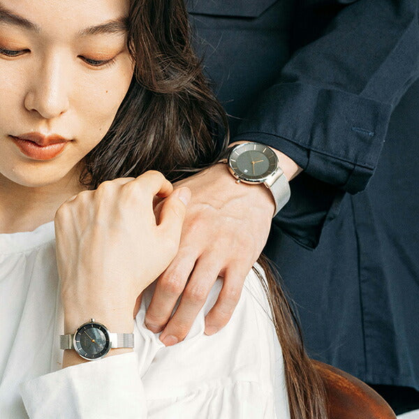 BERING ベーリング Scandinavian Solar スカンジナビアンソーラー 日本限定モデル ペア 27mm 14627-002 レディース 腕時計 ソーラー メッシュベルト