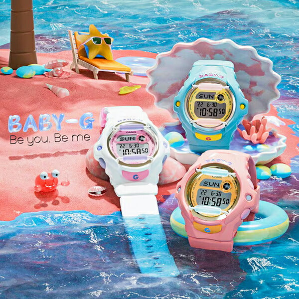 BABY-G トロピカルビーチデザイン ラリマー BG-169PB-2JF レディース 電池式 デジタル ブルー フロントプロテクター – THE  CLOCK HOUSE公式オンラインストア