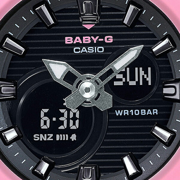 BABY-G ベビージー ビーチシーン BGA-270-1AJF レディース 腕時計 アナデジ ブラック ビビッドピンク BGA-270シリーズ 国内正規品 カシオ