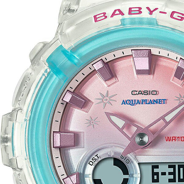 BABY-G ベビージー アクアプラネット コラボレーションモデル イソバナ BGA-280AP-7AJR レディース 腕時計 電池式 アナログ デジタル 国内正規品 カシオ