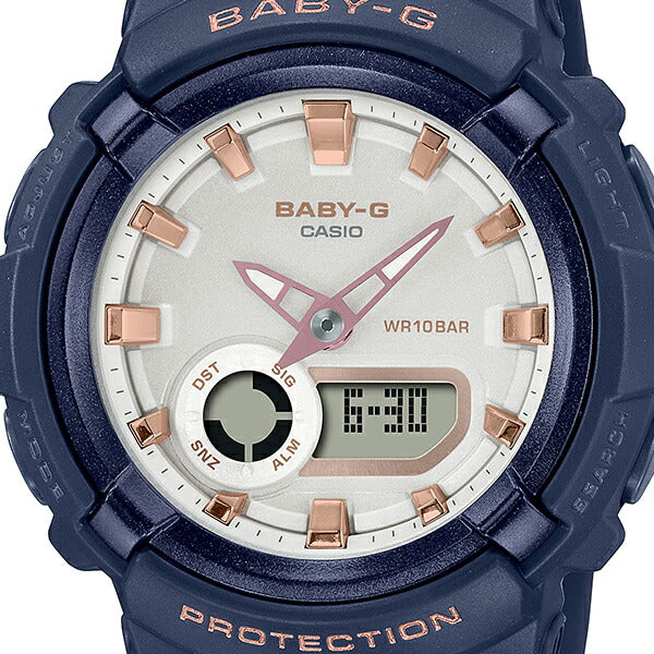 BABY-G ベビージー ベーシックスタイル BGA-280BA-2AJF レディース 腕時計 電池式 アナデジ ネイビー 国内正規品 カシオ