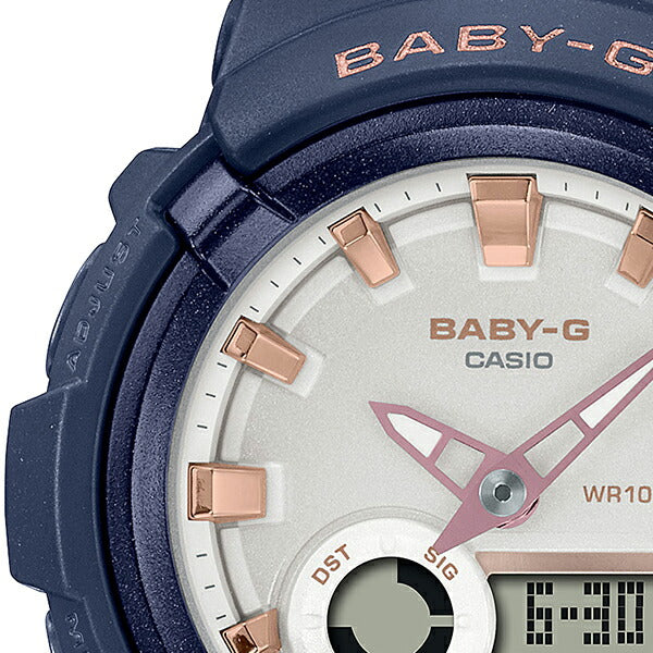 BABY-G ベビージー ベーシックスタイル BGA-280BA-2AJF レディース 腕時計 電池式 アナデジ ネイビー 国内正規品 カシオ