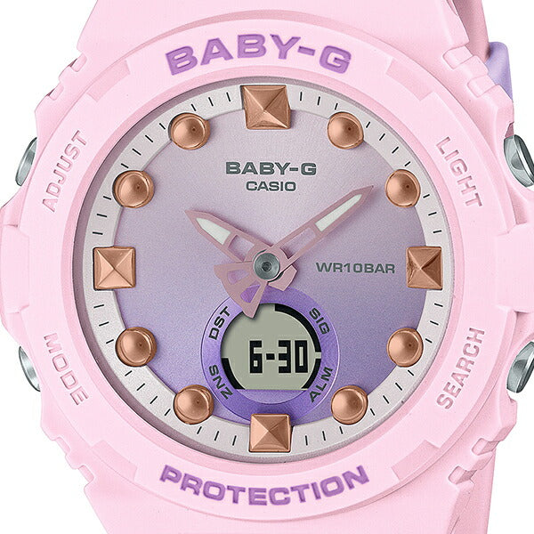 【新品/メーカー完売/希少】CASIO Baby-G BGA-320-4AJF BABY-G ビーチシーンデザイン フラミンゴピンク BGA-320-4AJF
