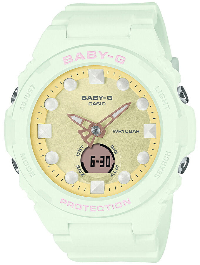 BABY-G FHシリーズ BGA-320FH-3AJF レディース 腕時計 電池式 アナデジ グリーン 国内正規品 カシオ