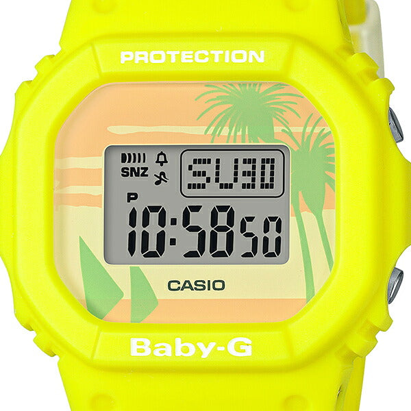 BABY-G ビーチカラーズ BGD-560BC-9JF レディース 腕時計 ベビージー デジタル イエロー 80年代 国内正規品 カシオ