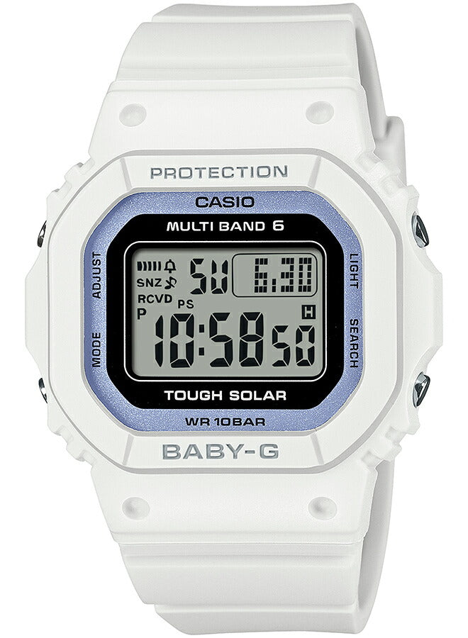 BABY-G Spring Package スプリングパッケージ 2024 BGD-5650SP-7BJR レディース 腕時計 電波ソーラー デジタル スクエア ホワイト 国内正規品 カシオ