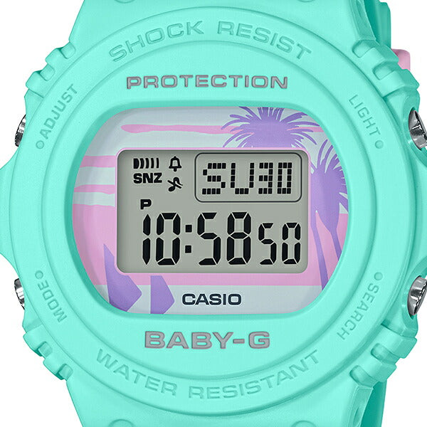 BABY-G ベビージー ビーチカラーズ BGD-570BC-3JF レディース 腕時計 デジタル パステル ブルー 国内正規品 カシオ