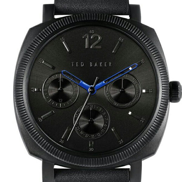TED BAKER テッドベーカー Caine ケイン BKPCNF101 メンズ 腕時計 クオーツ 電池式 革ベルト マルチファンクション ブラック