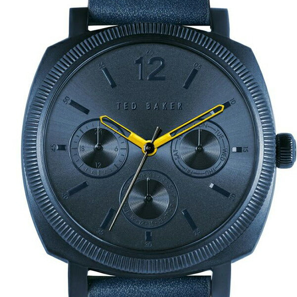 TED BAKER テッドベーカー Caine ケイン BKPCNF103 メンズ 腕時計 クオーツ 電池式 革ベルト マルチファンクション ネイビー