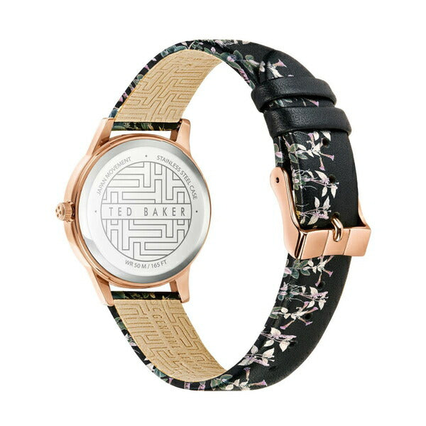 TED BAKER テッドベーカー FITZROVIA Jardin フィッツロヴィア ジャルダン BKPFZF005 レディース 腕時計 クオーツ 電池式 フラワーデザイン 革ベルト ブラック