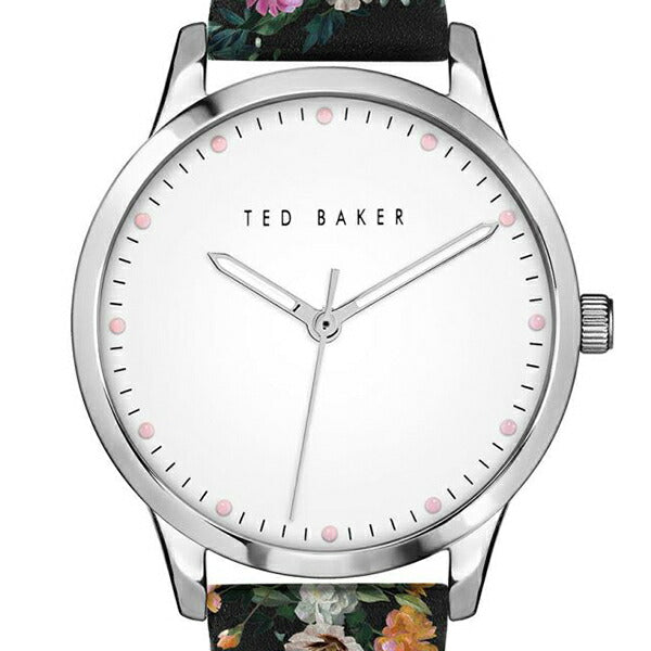 TED BAKER テッドベーカー FITZROVIA BLOOM フィッツロヴィアブルーム BKPFZS115 レディース 腕時計 クオーツ 電池式 フラワーデザイン ブラック 革ベルト