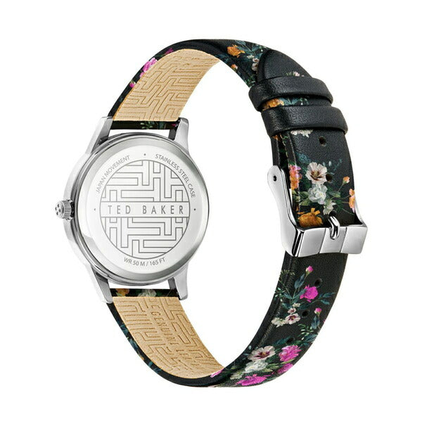 TED BAKER テッドベーカー FITZROVIA BLOOM フィッツロヴィアブルーム BKPFZS115 レディース 腕時計 クオーツ 電池式 フラワーデザイン ブラック 革ベルト