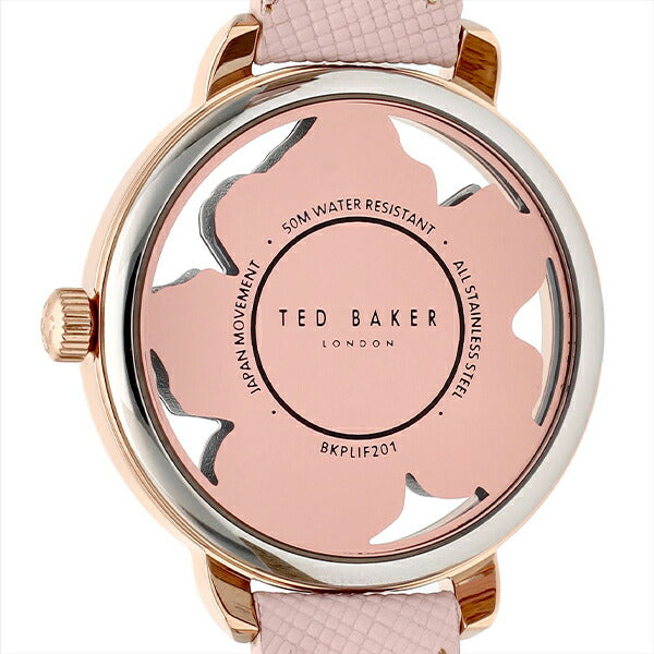 TED BAKER テッドベーカー LILABEL リラベル BKPLIF201 レディース 腕時計 クオーツ 電池式 マグノリア スケルトン 革ベルト ピンク