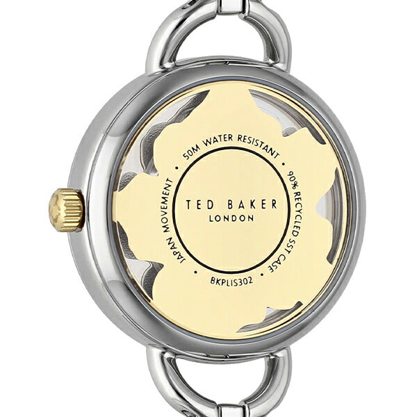 TED BAKER テッドベーカー LILABEL JEWEL リラベル ジュエル BKPLIS302 レディース クオーツ 電池式 マグノリア スケルトン イエローゴールド