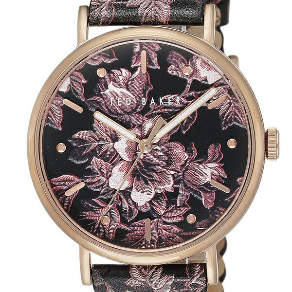 TED BAKER テッドベーカー PHYLIPA BLOOM フィリッパブルーム BKPPHF201 レディース 腕時計 クオーツ 電池式 フラワープリント 革ベルト