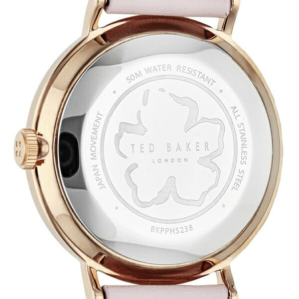 TED BAKER テッドベーカー PHYLIPA RETROTED 80s フィリパ レトロ 80s BKPPHS238 レディース 腕時計 クオーツ 電池式 フラワープリントダイヤル 革ベルト ピンク