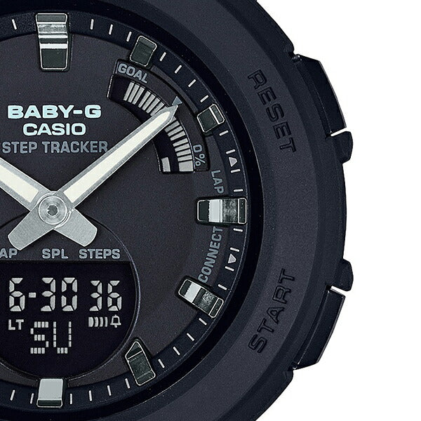BABY-G G-SQUAD ジースクワッド BSA-B100-1AJF レディース 腕時計 アナデジ Bluetooth ブラック 国内正規品 カシオ
