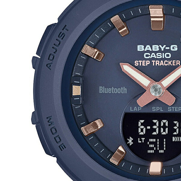 BABY-G G-SQUAD BSA-B100-2AJF レディース アナデジ Bluetooth ネイビー – THE CLOCK  HOUSE公式オンラインストア