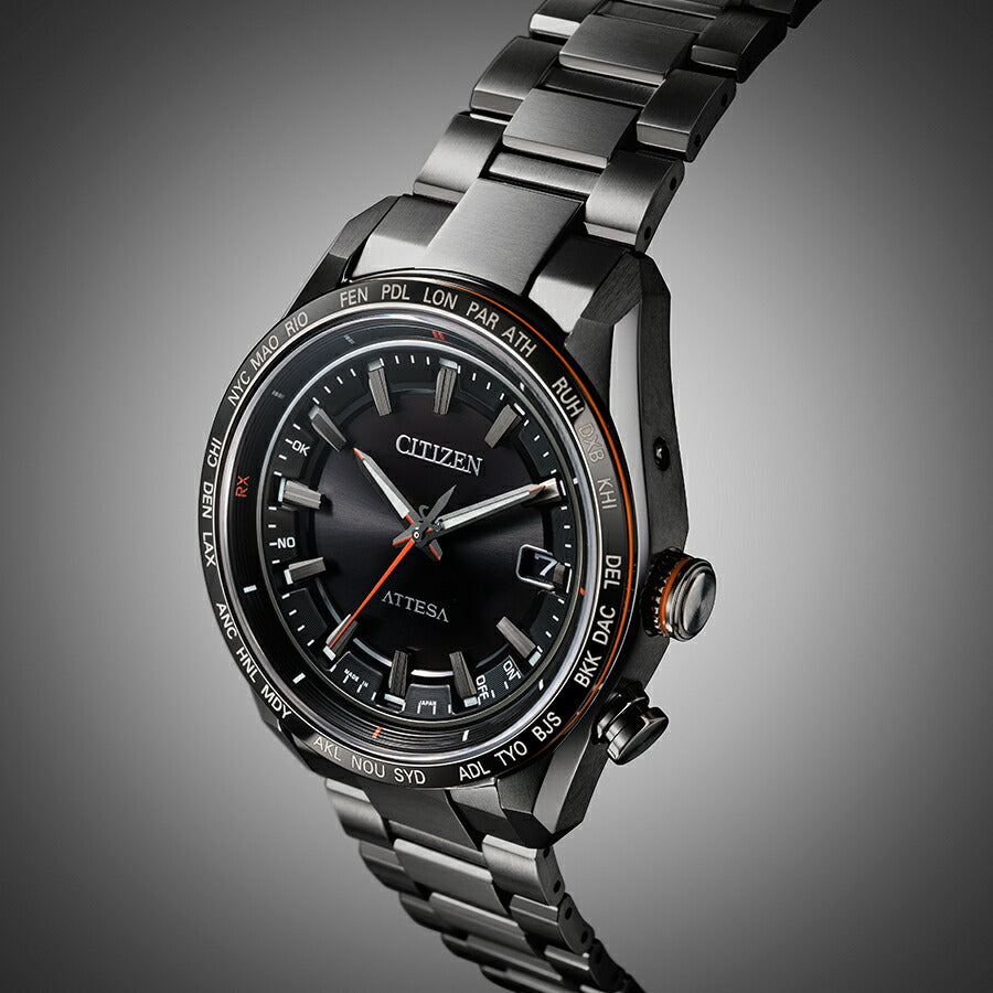シチズン アテッサ アクトライン ブラックチタン CB0286-61E