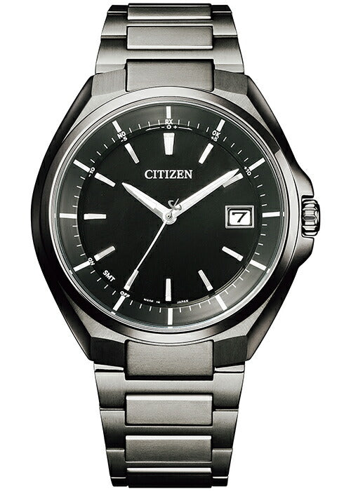 シチズン アテッサ ブラックチタンシリーズ 3針 ワールドタイム CB3015-53E メンズ 腕時計 ソーラー 電波 スーパーチタニウム