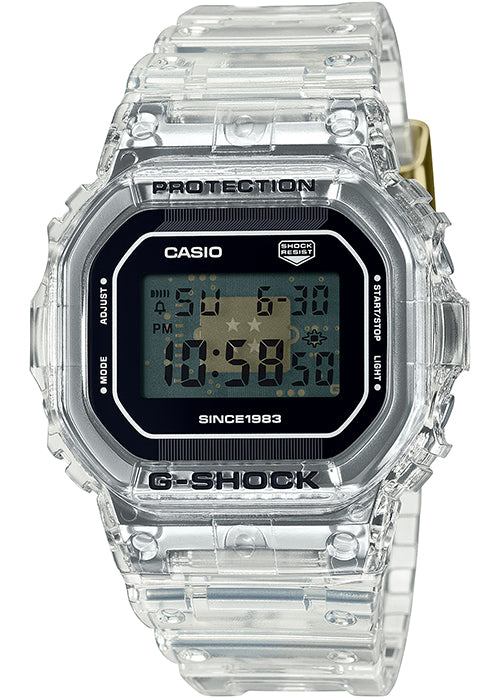 G-SHOCK 40周年記念 クリアリミックス DW-5040RX-7JR メンズ 腕時計 電池式 デジタル スクエア スケルトン 国内正規品 カシオ