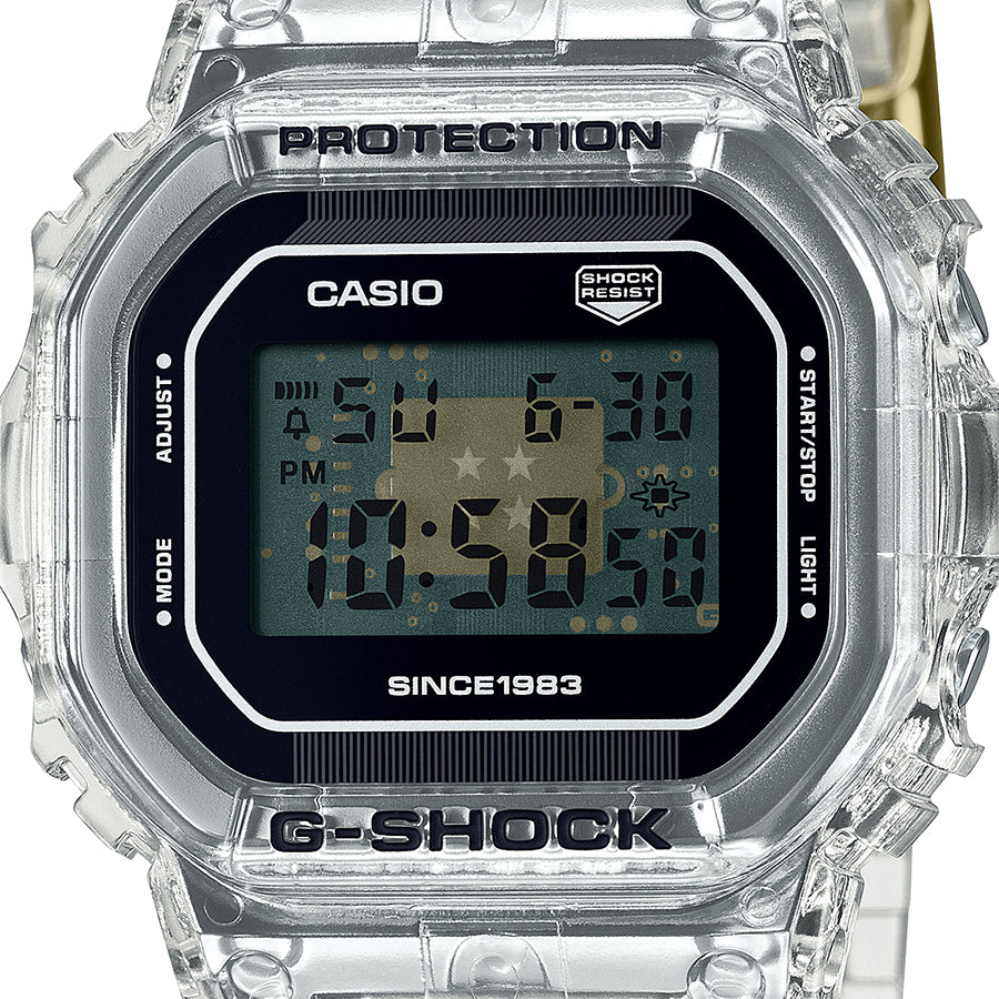 G-SHOCK 40周年記念 クリアリミックス DW-5040RX-7JR メンズ 腕時計 電池式 デジタル スクエア スケルトン 国内正規品 カシオ