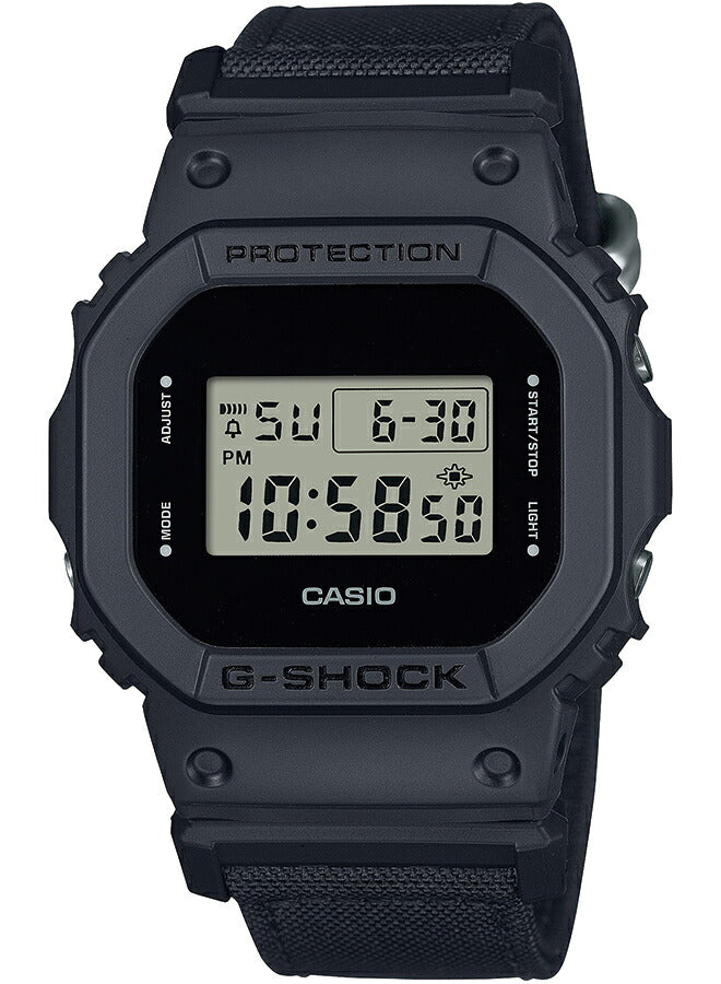 G-SHOCK ユーティリティ ブラック DW-5600BCE-1JF メンズ 腕時計 電池式 デジタル スクエア コーデュラ 国内正規品 カシオ
