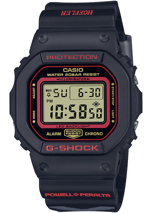 G-SHOCK KELVIN HOEFLER × POWELL PERALTA コラボレーションモデル DW-5600KH-1JR メンズ 腕時計 電池式 デジタル 国内正規品 カシオ