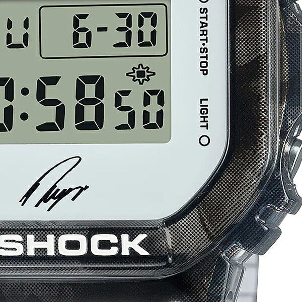 G-SHOCK 石川遼選手 シグネチャーモデル ガーベラ DW-5600RI22-1JR メンズ 腕時計 電池式 デジタル スクエア スケルトン ブラック 国内正規品 カシオ