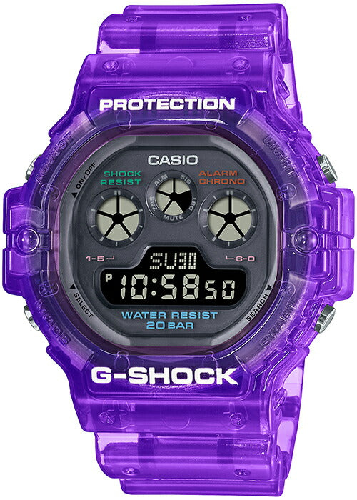 G-SHOCK JOYTOPIA ジョイトピア DW-5900JT-6JF メンズ 腕時計 電池式 デジタル スケルトン Y2K 反転液晶 国内正規品 カシオ