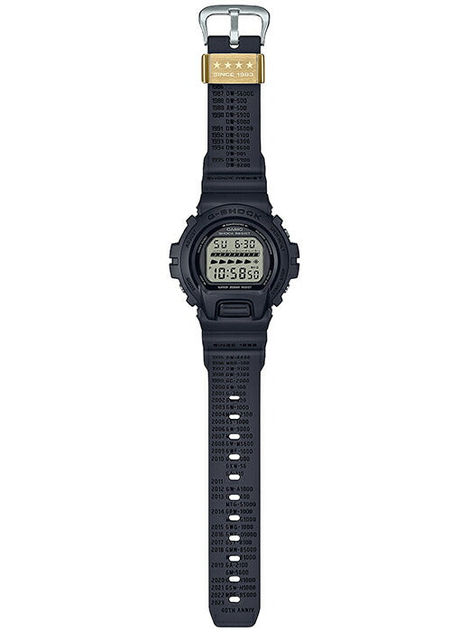 G-SHOCK 40周年記念 リマスター・ブラック DW-6600復刻デザイン DW-6640RE-1JR メンズ 腕時計 電池式 国内正規品 カシオ