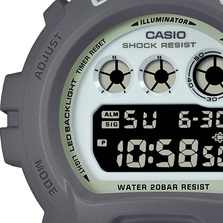 G-SHOCK HIDDEN GLOW 蓄光フェイス DW-6900HD-8JF メンズ 電池式 デジタル ラウンド トリグラム グレー 反 –  THE CLOCK HOUSE公式オンラインストア