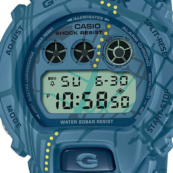 G-SHOCK Treasure Hunt トレジャーハント 渋谷 地図 DW-6900SBY-2JR メンズ 腕時計 電池式 デジタル 国内正規品 カシオ