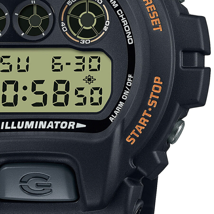G-SHOCK 6900シリーズ DW-6900UB-9JF メンズ 腕時計 電池式 デジタル ラウンド トリグラム ブラック 国内正規品 カシオ