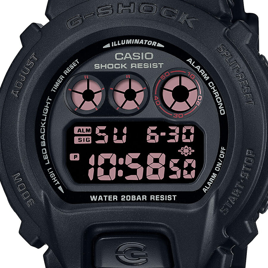 G-SHOCK 6900シリーズ DW-6900UMS-1JF メンズ 電池式 デジタル ラウンド トリグラム ブラック 反転液晶 – THE  CLOCK HOUSE公式オンラインストア