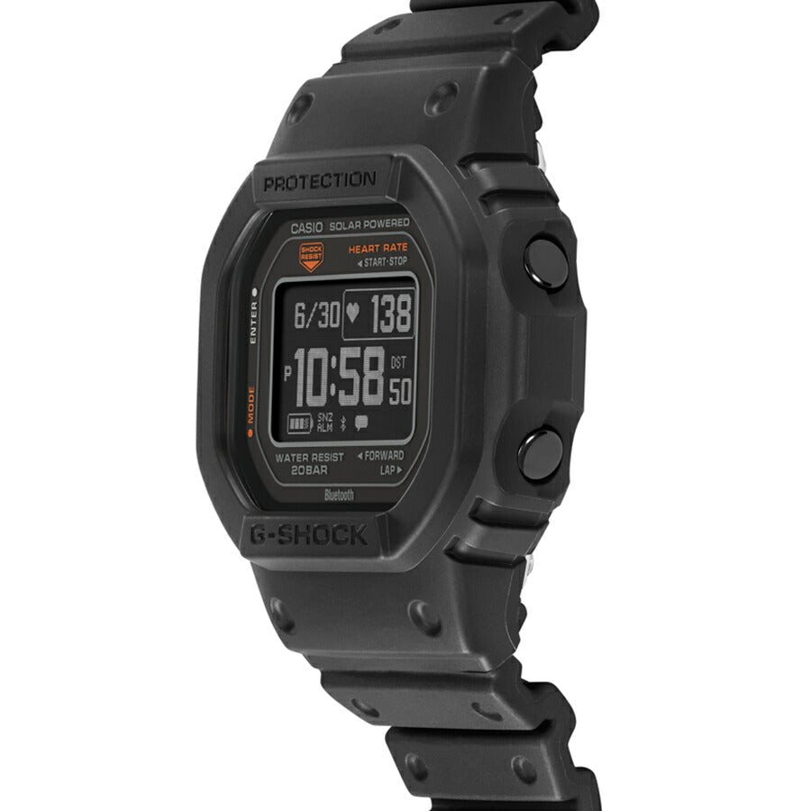 G-SHOCK G-SQUAD 心拍計測 血中酸素レベル計測 DW-H5600-1JR メンズ ソーラー Bluetooth 反転液晶 国内正規品 カシオ